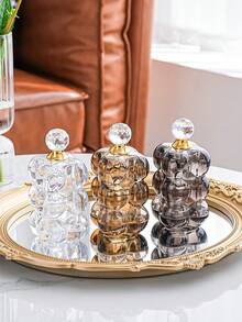 1pc Creative Toothpick Holder & Cotton Swab Storage Box - View 2