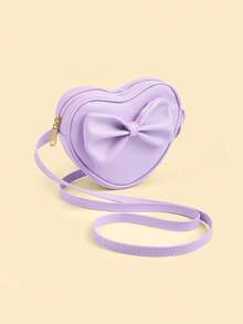 1 pieza Bolso bandolera con lazo en forma de corazón de moda para niñas Monedero (Tamaño muy pequeño) - Bolsos bandolera - Ver 15