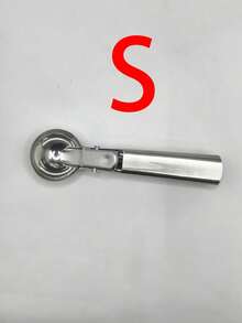 1pc Stainless Steel Multi-Function Ice Cream Scoop, Can Be Used As Ice Cream Spoon, Fruit Spoon, Multi-Purpose Ice Cream Scoop, Fruit Ice Cream Spoon - Multicolor - View 12