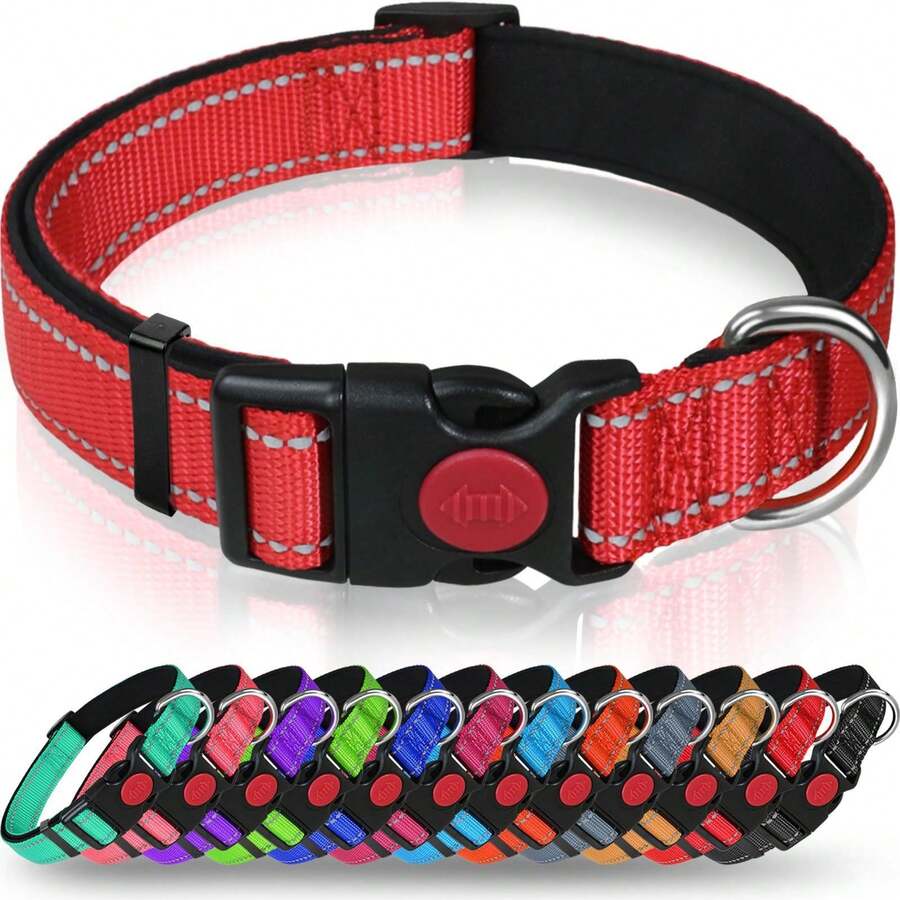 Vòng cổ huấn luyện chó Martingale, vòng cổ chó bằng nylon chịu lực cao - vòng cổ chó bằng nylon phản quang, vòng cổ huấn luyện không kéo cho chó nhỏ đến lớn - Kiểm soát nhẹ nhàng, bền bỉ - Nhiều màu - Xem 1