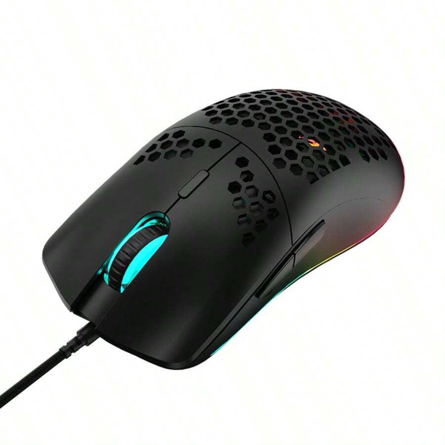 M1 轻量级竞技游戏 RGB 背光鼠标，适用于电脑和笔记本电脑 - 查看 1