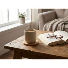 1 Set Japanese Thick Ceramic Coffee Cups, Handmade Ceramic Espresso Cups, Retro Pottery Tea Cups, Office & Daily Use Mugs, Gift - Multicolor - View 6