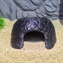 Reptilien Kletterpodest, Versteck-Höhle für Geckos, Terrarium Dekoration, Schildkröten Sonnenplattform, Reptilien Versteck, Kleintier Schildkröten Haus, Aquarium Dekoration - Übersicht 4