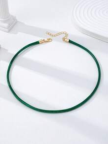 DIY彩色绳线珐琅吊坠套装，女士适用 - 可互换沙滩风和复古风吊坠（鱼、心形、龙虾、樱桃、蝴蝶结） - 绳线项链配件 - 完美打造个性化礼物和创意时尚造型 - 彩色 - 查看 22