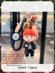 Harry Potter 1件情侣玩偶礼物，钥匙扣挂件，背包挂饰，送给好朋友的最佳节日礼物，派对氛围装饰，完美派对装饰，家居装饰摆件，完美房间装饰，圣诞礼物，情人节礼物，适合生日庆祝的理想朋友礼物，女士纪念品，可爱美学，情人节礼物，装饰品，家居装饰，情人节礼物 - 彩色 - 查看 9