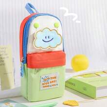 Estuche de lápices con capacidad grande en forma de mochila estrella para estudiantes - Estilo 1 - Ver 16