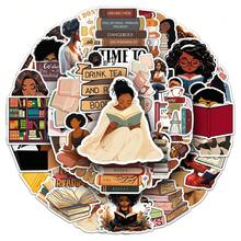 50pcs Stickers Positive Stickers Inspirational Stickers Aesthetic Stickers Cute Stickers Woman Stickers Cool Stickers For Water Bottle, Guitar, Luggage, Phone, Case, Laptop, Skateboard, Gift - Multicolor - View 3