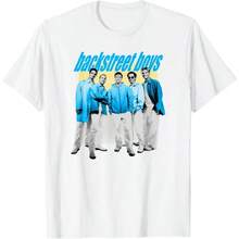 Blue Group Watercolor T-Shirt - White - View 1