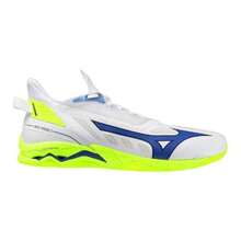 - Zapatos de Balonmano Wave Mirage 5 - Blanco y azul - Ver 6