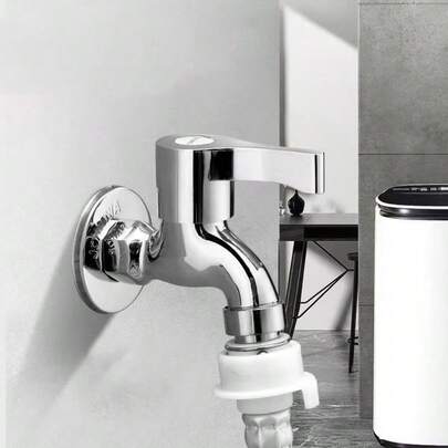 Vòi máy giặt 4 chiều, vòi rửa nhà bếp chống nổ, chống bắn tóe, đa chức năng, có thể kéo dài.