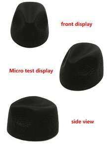 1/2pcs Muslim Casual Cap, Men's Islamic Headwear, High-End Classic Breathable Hollow Cap, Hollow Islamic Topi Hat Suitable For Spring, Summer, Autumn And Winter, Unisex - Multicolor - View 5