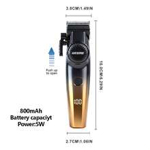 WEEME Electric Hair Clipper For Men, Electric Beard Trimmer. This Device Combines Hair Cutting, Shaving, Sideburn Trimming And Styling, Suitable For Home, Travel And Business Use. - View 4