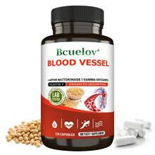 La nattoquinasa contribuye a la salud cardiovascular, favorece la circulación sanguínea normal y repone vitaminas y minerales - 120 cápsulas - Ver 6