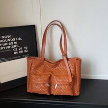 2026新款简约时尚手提包，适合办公室通勤，大容量单肩手提包，腋下挎包 - 彩色 - 查看 15