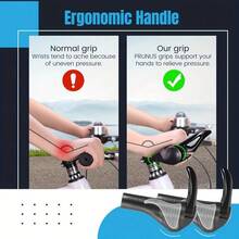 Mountain Bike Handlebar Sleeve | Lightweight Design, Easy To Install, Ergonomic, Anti-Slip And Shock-Absorbing | Suitable For Mountain Biking, Off-Road Riding And Daily Commuting, Essential Accessory - Multicolor - View 6