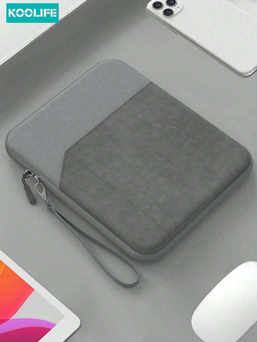 Koolife 1pc 8-13 Inch Tablet Protective Sleeve, Portable Carrying Bag, Electronics Storage Pouch, Shock-Proof Protective Case, Suitable For IPad, Galaxy And More