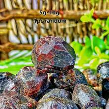 1颗天然紫红色石榴石，矿物收藏品，水晶爱好者，送给家人和朋友的最佳礼物。 - 石榴石 - 查看 13