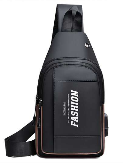 Men's Sling Bag, Sports Chest Bag, Portable Shoulder Bag