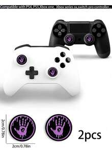 2/4 chiếc nắp silicon cho cần điều khiển, tương thích với tay cầm /Switch2/XONE/Series X. - Xem 5