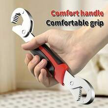 1 件装多功能可调扳手，大开口扳手工具，通用可调多功能扳手，多功能双头管钳和可调钳，采用耐用金属制成，适用于基本维修和家庭维护 - A - 查看 5