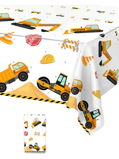 1 قطعة منديل طاولة بتصميم مركبات البناء، منديل طاولة لحفلة موضوع البناء، غطاء طاولة لحفلة عيد ميلاد الأولاد، ديكور طاولة لحفلة استحمام الطفل، غطاء طاولة لديكور عيد الميلاد، تنورة طاولة لحفلات المناسبات، ديكور كشف نوع الجنين، ديكور الغرفة، ديكور المنزل، ديكورات طاولة المطبخ، لوازم حفلات التخييم والنزهات الخارجية، هدايا عيد الميلاد، تذكارات الحفلات
