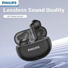 Auriculares inalámbricos Bluetooth Philips TAT1199 Estéreo Llamada Reducción de ruido Baja latencia Semi-intrauriculares Auriculares deportivos de larga duración Auriculares para juegos Auriculares inalámbricos originales PHILIPS TAT1199 - Negro - Ver 8