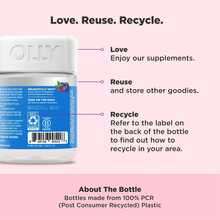 OLLY Glowing Skin Gummy, Hydrated & Youthful Skin,* Hyaluronic Acid, Collagen Peptides, Sea Buckthorn, Plump Berry Flavor, 25 Day Supply - 50 Count - Gummy - 查看 4
