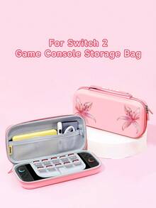 1个芙蓉花印花保护壳，适用于Switch 2（2025），兼容Switch 2/Switch OLED/Switch NS，全新Switch 2主机配件，送给Switch玩家的最佳礼物 - 查看 7