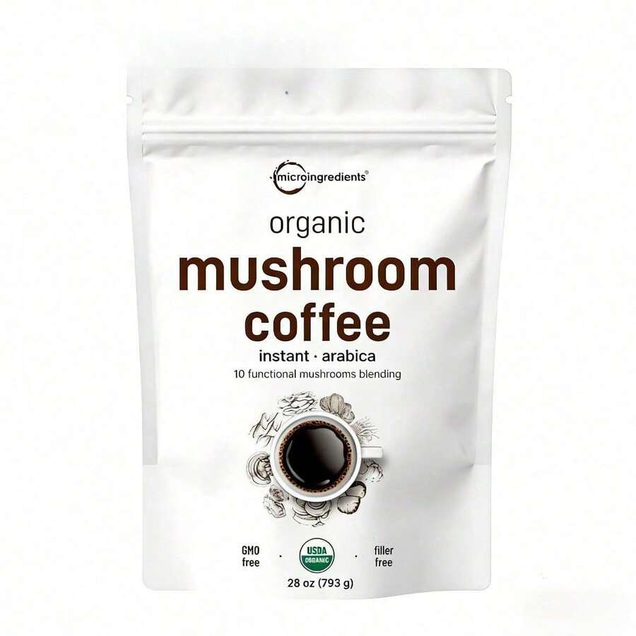 Selling Fast!Organic Instant 10-In-1 Mushroom Coffee Powder.Women's. - 1 - View 1