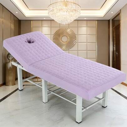 This Beauty Bed Cover Measures 70*190 Cm, Specially Designed For Beauty Salons And Massage Beds. Made Of Soft, Non-Slip, Stain-Resistant, And Machine-Washable Material, It Is Reusable. It Will Not Stick To The Body And Is Suitable For Year-Round Use.