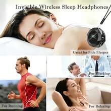Wireless Earbuds Bluetooth, 2026 Bluetooth Earbuds Stereo Deep Bass Over Ear Bud, Waterproof Earphone For Gym/Running/Workout - Black - 查看 6