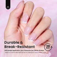 Beetles Soft Gel Nail Tips Short Almond 288pcs In 12 Sizes, Etch-X Pre-Etched Full Cover Acrylic Fake Nails Art - Square Extra Short 576pcs (Etch X Nail Tips) - View 5