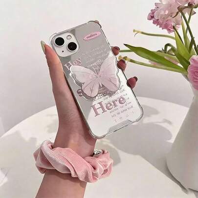 INS Gorgeous Butterfly Air Cushion Phone Holder, Foldable Telescopic Desk Stand, New Summer Style