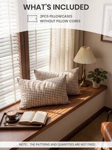 1/2 vỏ gối in họa tiết, không kèm ruột gối, chất liệu polyester mềm mại, thân thiện với da, thích hợp sử dụng hàng ngày, đồ dệt gia dụng thoải mái, phù hợp cho phòng khách, phòng ngủ, ngoài trời, trang trí sofa, đạt chứng nhận Oeko-Tex. - Nhiều màu - Xem 4