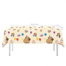 10pcs/Set Assorted Party Decorations - Fun Party Decor, Picnic Table Decor, Birthday Party Tablecloth, Easter Party Supplies, Room Decor, Party Gift Tablecloth, Outdoor Tablecloth, Suitable For Holiday Party, Birthday Gift, Anniversary, Housewarming, Party Favor (Random Style) - Multicolor - View 6