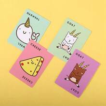 Juego divertido - Juego de cartas lindo adecuado para amigos, parejas, compañeros de clase, vacaciones, fiestas de Navidad, fiestas de juegos, pequeños regalos festivos / Juego de cartas, Juego de cartas de fiesta - Multicolor - Ver 3