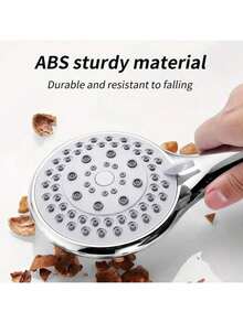 Bộ 1 vòi sen cầm tay có chức năng điều chỉnh lưu lượng nước, bao gồm giá đỡ và dây dẫn, vòi sen phòng tắm, đầu vòi sen, phụ kiện phòng tắm, và các vật dụng cần thiết cho phòng tắm. Tận hưởng trải nghiệm tắm thư giãn sang trọng. - Bộ vòi sen T934 - Xem 5