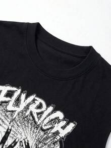 Men's Sleeveless T-Shirt With Rich Letter Slogan & Money Hand Graphic, Casual Fitness Street Fashion Muscle Tank Top, Soft Touch, Summer - Black - View 5