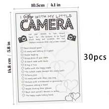 Self-Portrait Challenge Game - Let Me See With My Little Camera - Wedding/Marriage Greeting Card - Wedding Small Gift - Black And White - A - View 8