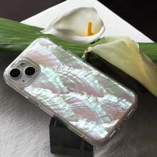 Funda para iPhone de Nácar Blanco: Cubierta de Teléfono Hecha a Mano - Multicolor - Ver 3