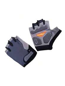 Summer Half Finger Cycling Gloves, Breathable And Sweat-Absorbent, Anti-Slip Mountain Bike Sports Gloves For Men And Women Halloween - A - View 8