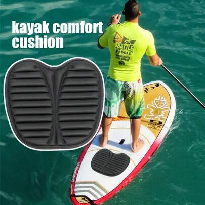  1 pieza Cojín de asiento para tabla de surf KotteSen, accesorios para kayak y canoa, cojín de asiento inflable para bote, cojín para tabla de remo, cojín de asiento de espuma simple