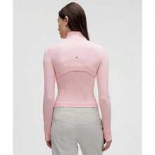 Lululemon Define Cropped Jacket Nulu LW3HWES - Blush Quartz/Gold - View 4