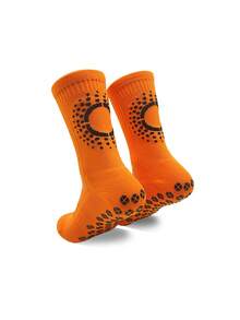 1 Pair Football Mid-Calf Socks With Terry Cloth Bottom, Moisture-Wicking Anti-Slip, Professional Adult Football Sports Socks - Multicolor - View 3