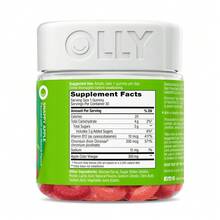 OLLY Metabolism Gummy Rings, Apple Cider Vinegar, Vitamin B12, Chromium, Chewable Supplement, Apple Flavor - 30 Count - 30 片裝(1 盒) - 查看 8