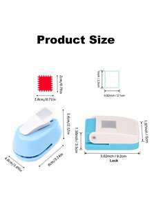 New Stamp Shape Embossing Machine DIY Handmade Embosser Crafts And Scrapbooking Tool Stamp Border DIY Punch - A - View 8