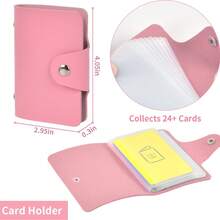 ALKOO Kids Screen Free Audio Player Case Compatible With Yoto Mini 2024 Edition Card Storage Holder Fits Up To 24 Cards EVA Protective Storage Bag Case Only - Pink - View 3