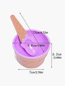 1/2/3 set, Ciotole e cucchiai per gelato in colori casuali, ciotole per gelato riutilizzabili, articoli per feste di compleanno, decorazioni per feste, ciotole creative per gelato e dessert, ciotole per budino e yogurt per la scuola, viaggi all'aperto, matrimoni, compleanni, lauree, articoli da cucina, vassoio, stampo per gelato, regali di compleanno, picnic. - Taglia unica - Visualizzare 5