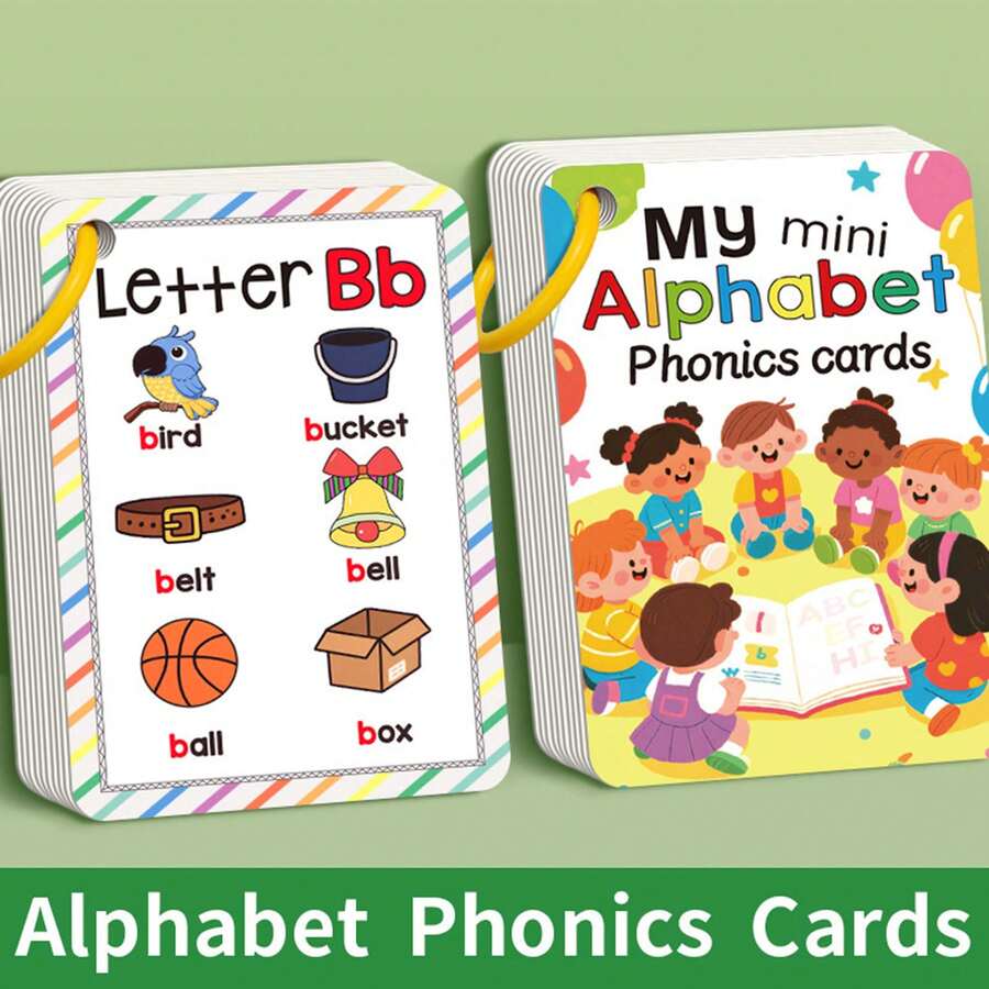 27pcs Alphabet Phonics English Learning Spelling Cards