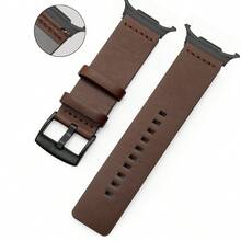 1PC No Gaps PU Leather Watch Band Compatible With Samsung Galaxy Watch 7 Ultra 47mm Fashion Wristband Accessory - Watch 7ultra - View 4